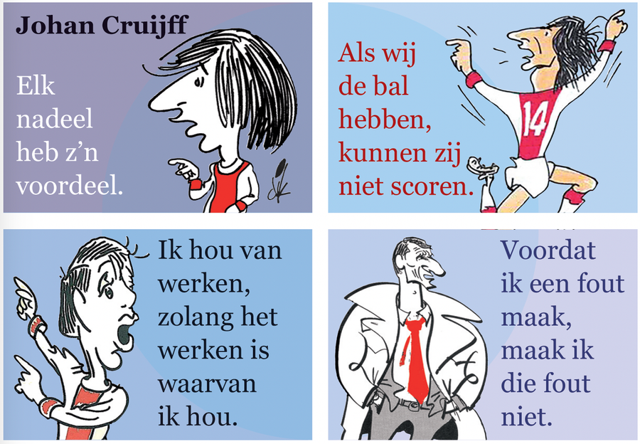 Achter de uitgave: hoe Huug Schipper Cruijffs uitspraken tot beeld maakte