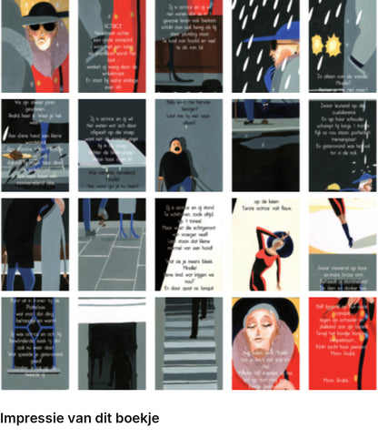 Impressie pagina’s miniatuurboekje Annemarie Oster – Actrice – MatchBoox