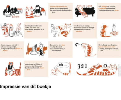 Impressie pagina’s miniatuurboekje Annie M.G. Schmidt – Tussen Schore en Goes – MatchBoox