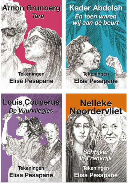 Cover serie miniatuurboekjes Elisa Pesapane Serie 1 – MatchBoox