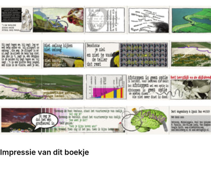 Impressie pagina’s miniatuurboekje Bert Wagendorp – Digue Ventoux – MatchBoox