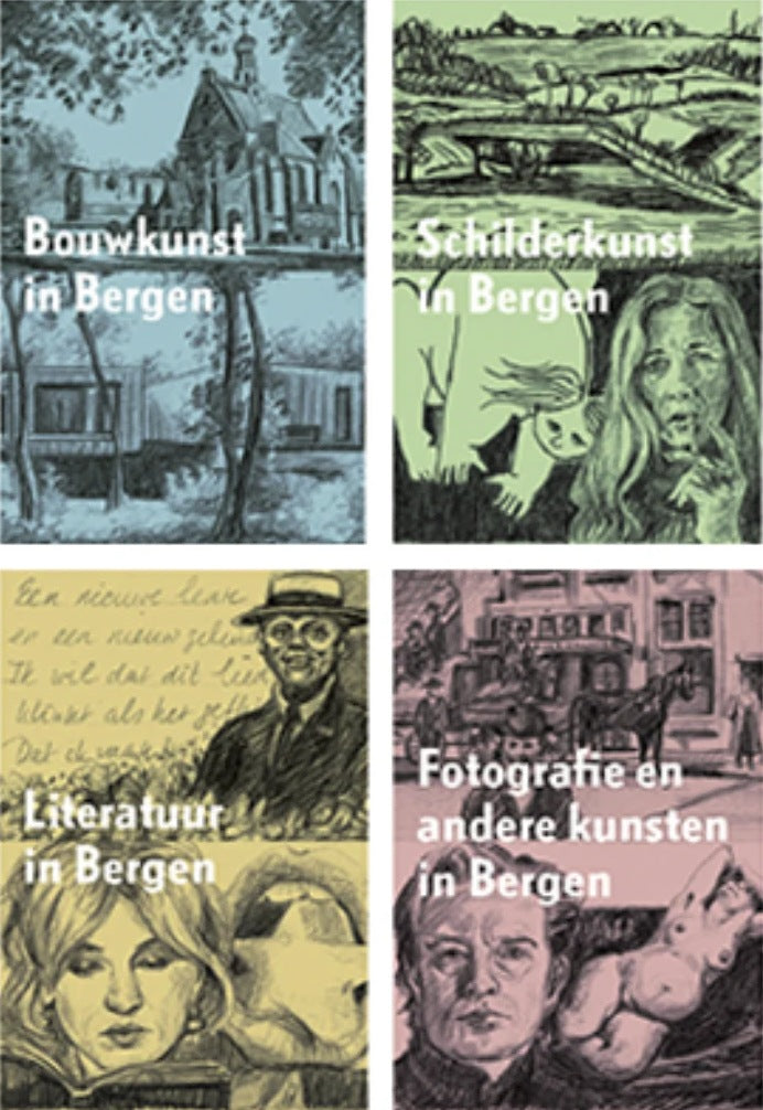 Cover serie miniatuurboekjes Kunst in Bergen (N.-H.) Serie – MatchBoox