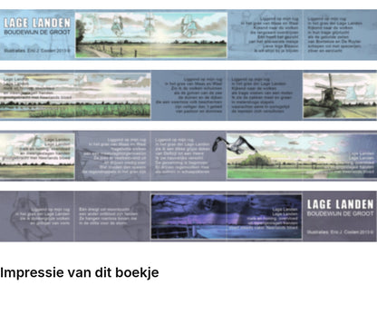 Impressie pagina’s miniatuurboekje Boudewijn de Groot – Lage Landen – MatchBoox