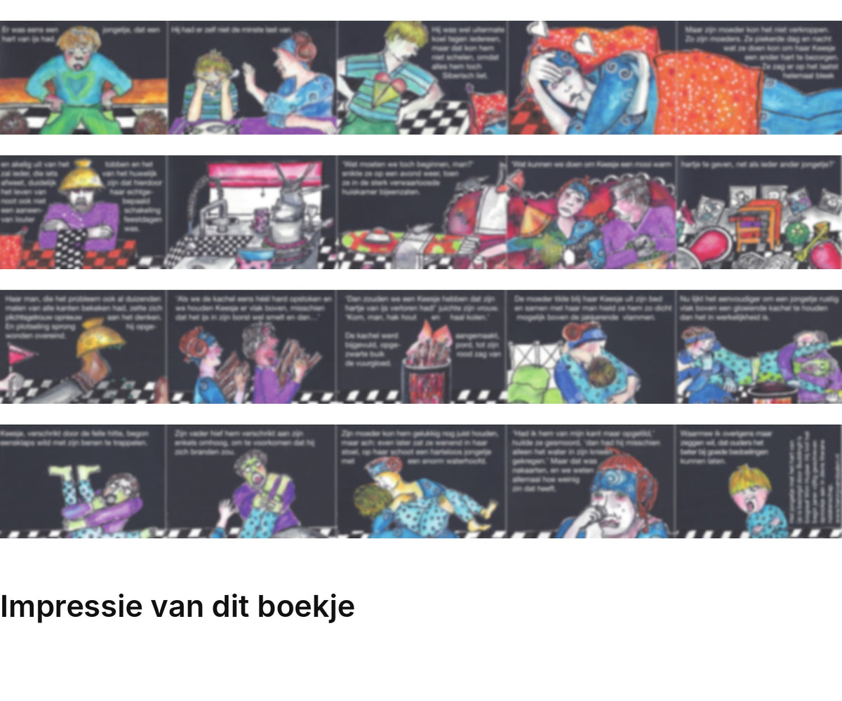 Impressie pagina’s miniatuurboekje C. Buddingh' – Het jongetje met het hart van ijs – MatchBoox