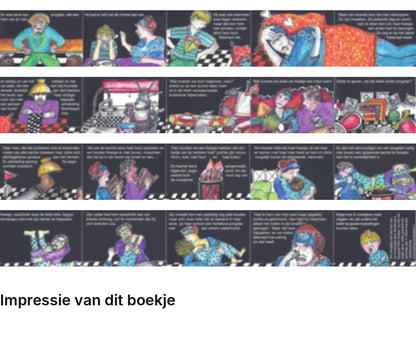 Impressie pagina’s miniatuurboekje C. Buddingh' – Het jongetje met het hart van ijs – MatchBoox