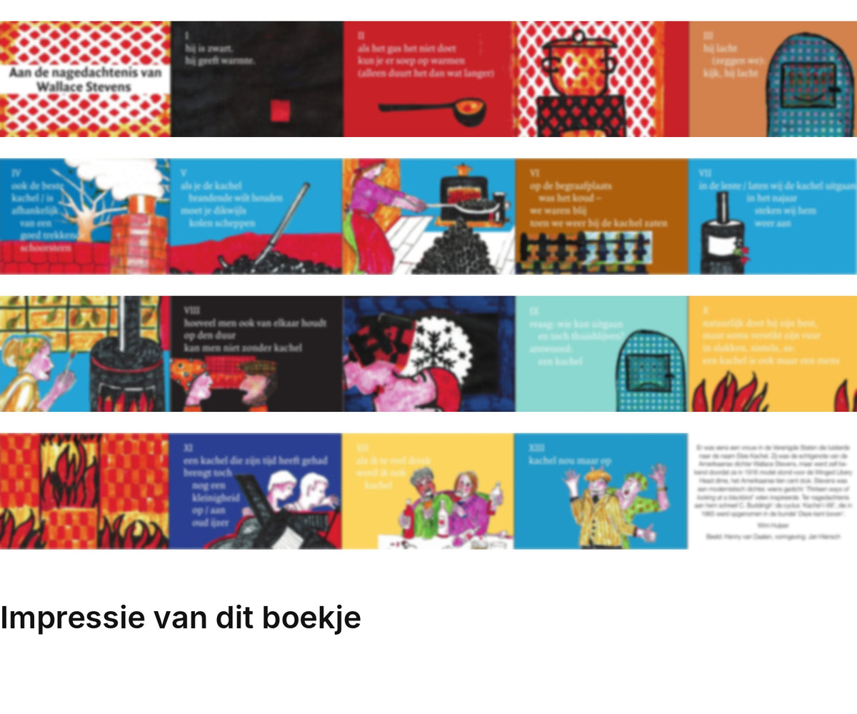 Impressie pagina’s miniatuurboekje C. Buddingh' – Kachel I - XIII – MatchBoox