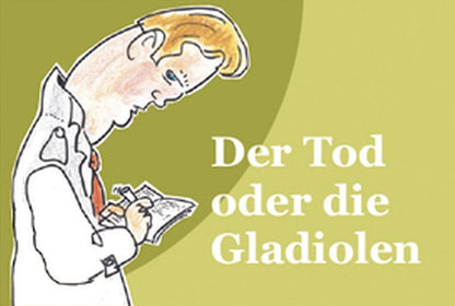 Cover miniatuurboekje Dik Bruynesteyn tekeningen – Der Tod oder die Gladiolen – MatchBoox