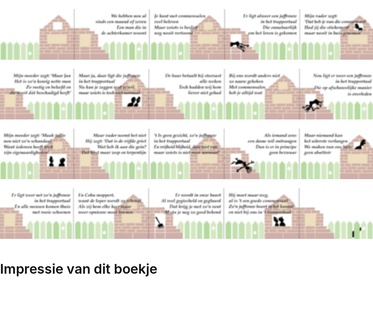 Impressie pagina’s miniatuurboekje Drs. P – Het trapportaal – MatchBoox