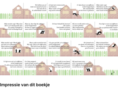 Impressie pagina’s miniatuurboekje Drs. P – Het trapportaal – MatchBoox