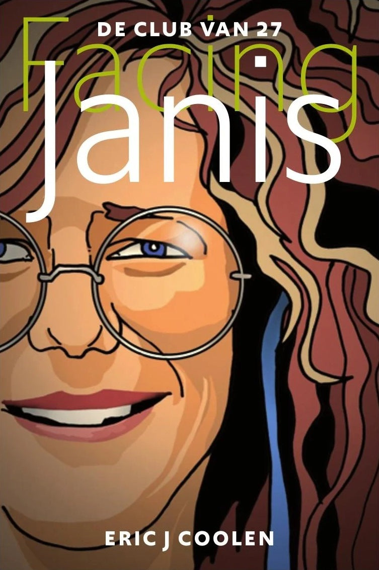 Cover miniatuurboekje Eric J. Coolen portretten – Janis Joplin – De Club van 27 – MatchBoox