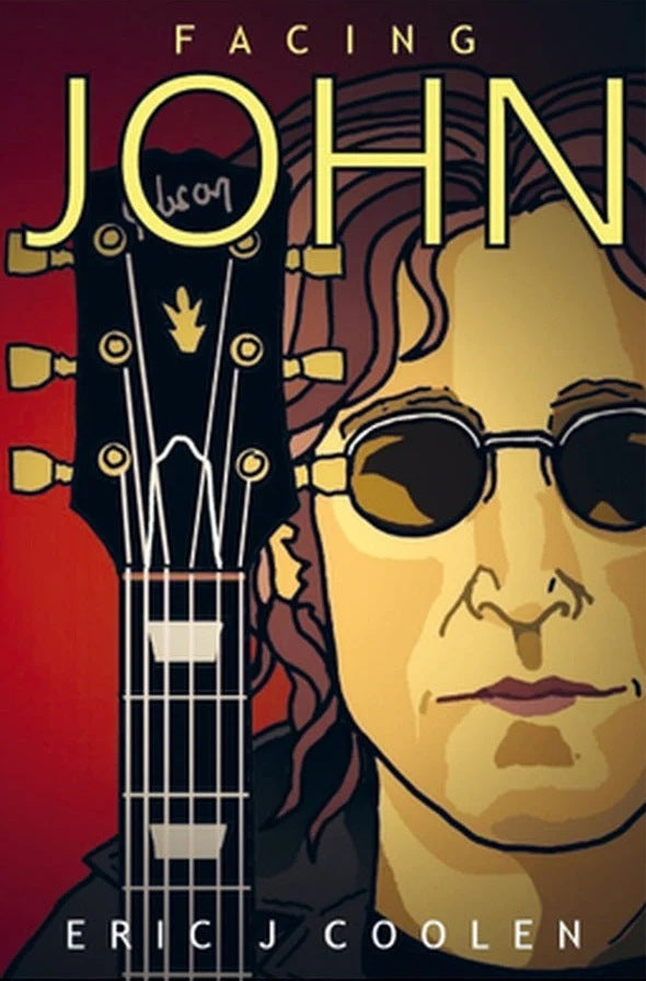 Cover miniatuurboekje Eric J. Coolen portretten – John Lennon – The Fab Four – MatchBoox