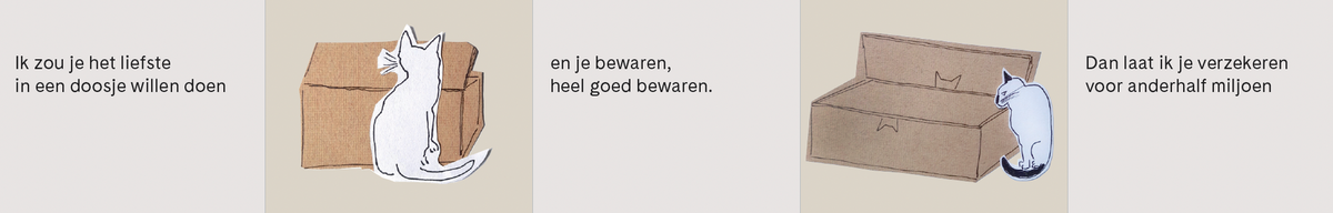 Eveline den Heijer vormgeving – Annie M.G. Schmidt - Ik zou je het liefste in een doosje willen doen, inkijk 1 – MatchBoox Mini boekjes