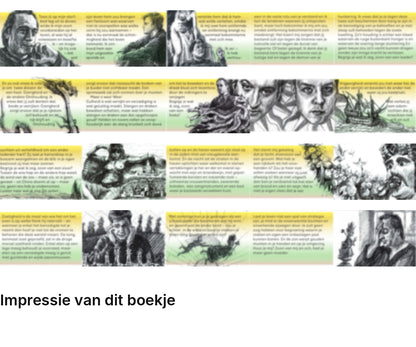 Impressie pagina’s miniatuurboekje Hafid Bouazza – Maqame XLI – MatchBoox