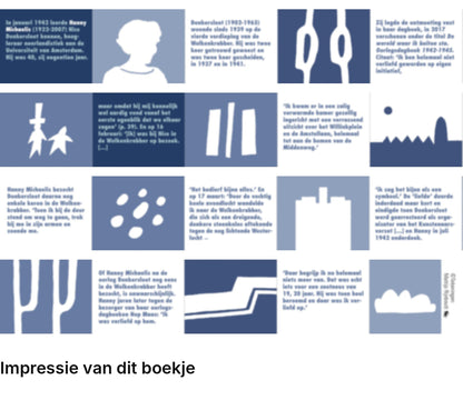 Impressie pagina’s miniatuurboekje Hanny Michaelis en de Wolkenkrabber Amsterdam – MatchBoox