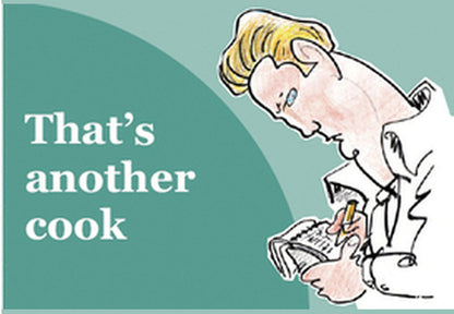 Huug Schipper vormgeving – That’s another cook, cover – MatchBoox Mini boekjes