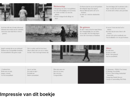 Impressie pagina’s miniatuurboekje Chris de Ruig – J.C. Bloem – MatchBoox