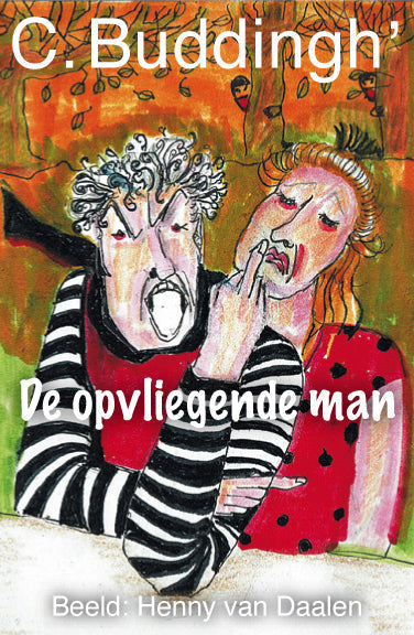 Jan Hiensch vormgeving – C. Buddingh’ – De opvliegende man, cover – MatchBoox Mini boekjes