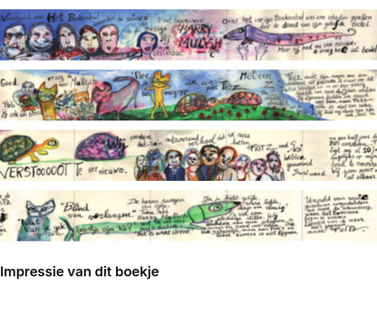 Impressie pagina’s miniatuurboekje Jan Mulder – Ware liefde – MatchBoox