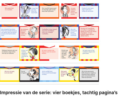 Impressie pagina’s serie miniatuurboekjes Johan Cruijff Serie – MatchBoox
