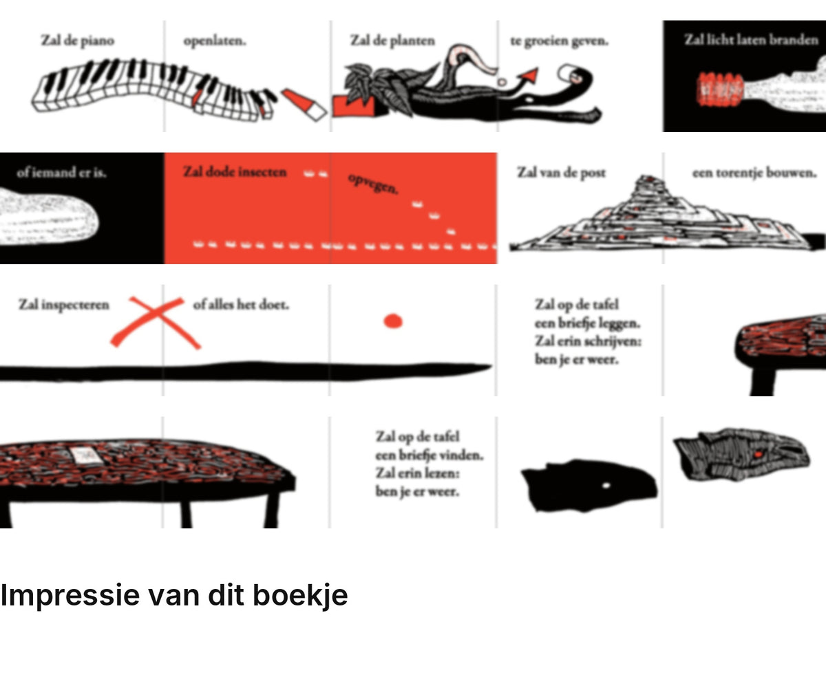 Impressie pagina’s miniatuurboekje Joke van Leeuwen – Interieur – MatchBoox