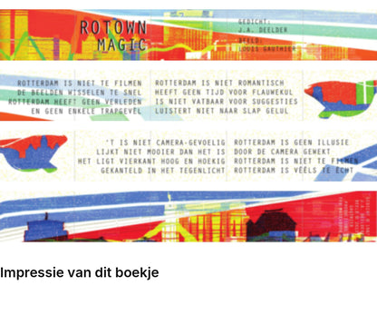 Impressie pagina’s miniatuurboekje Jules Deelder – Rotown Magic – MatchBoox