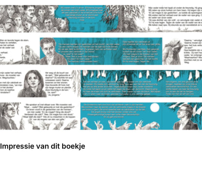 Impressie pagina’s miniatuurboekje Kader Abdolah – En toen waren wij aan de beurt – MatchBoox