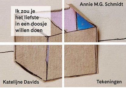 Cover serie miniatuurboekjes Katelijne Davids kunst – Ik zou je het liefste in een doosje willen doen – MatchBoox