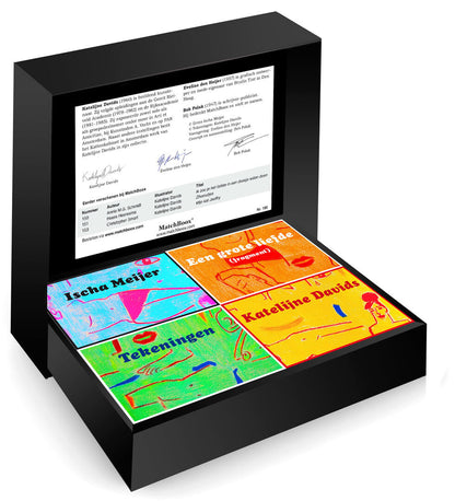 Katelijne Davids kunst – Ischa Meijer Serie, complete serie – MatchBoox Mini boekjes