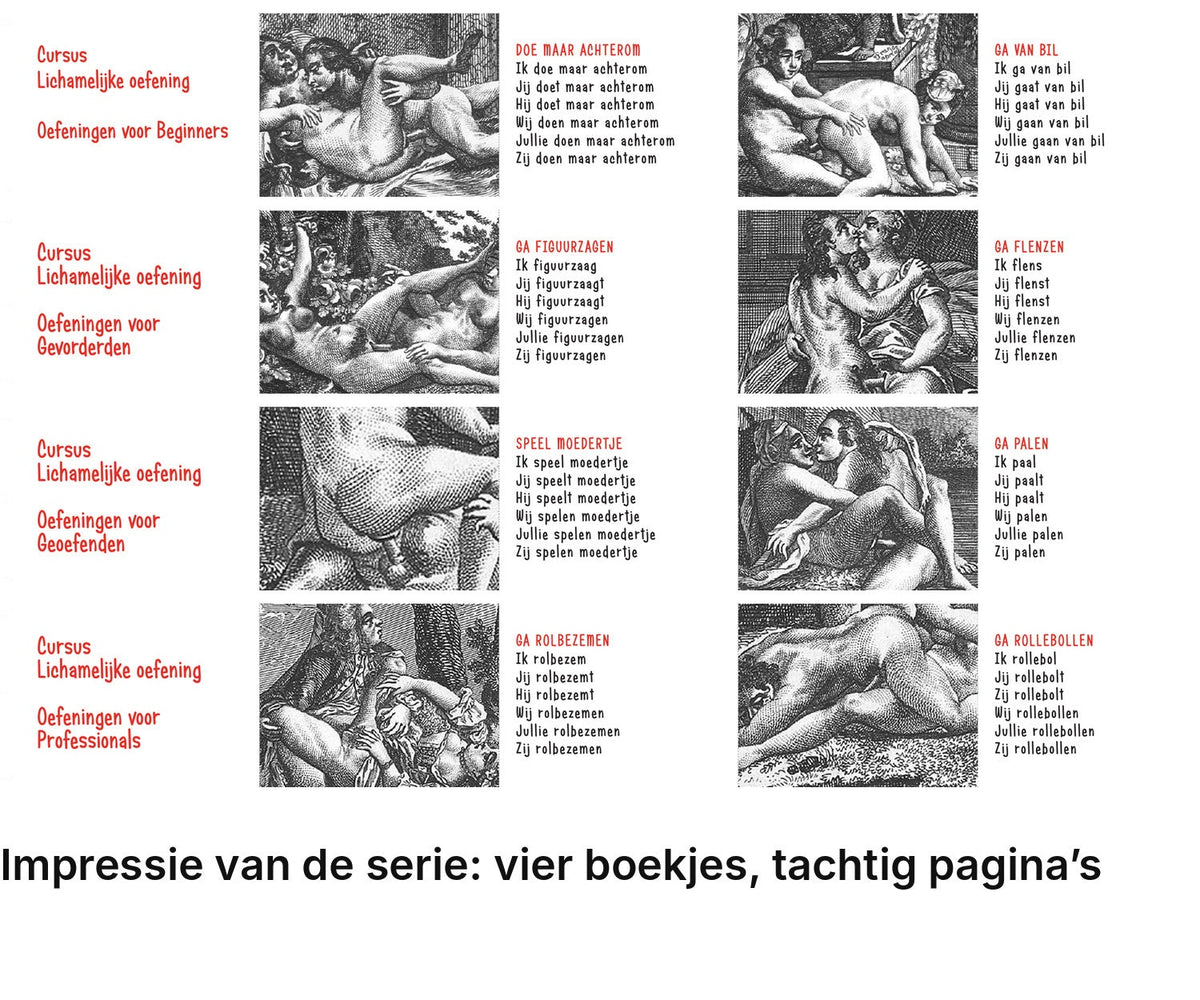 Impressie pagina’s serie miniatuurboekjes Lichamelijke Oefening Serie – MatchBoox