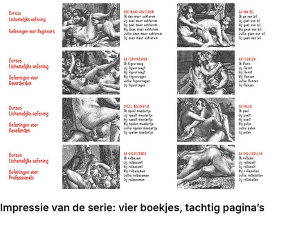 Impressie pagina’s serie miniatuurboekjes Lichamelijke Oefening Serie – MatchBoox