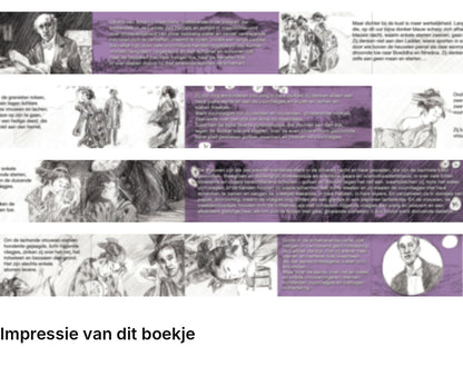 Impressie pagina’s miniatuurboekje Louis Couperus – De vuurvliegjes – MatchBoox