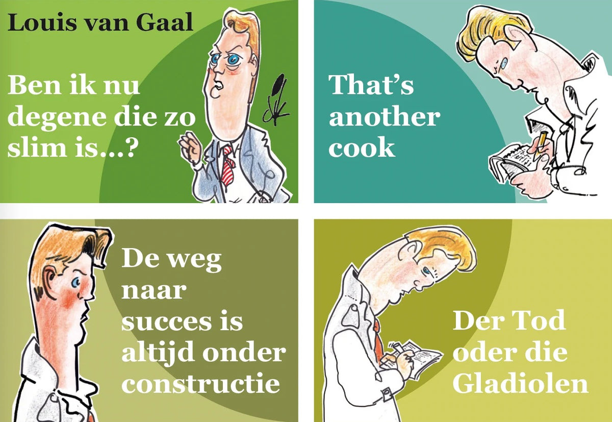 Cover serie miniatuurboekjes Louis van Gaal Serie – MatchBoox