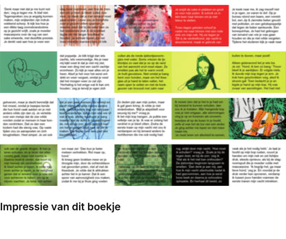 Impressie pagina’s miniatuurboekje Marieke Lucas Rijneveld – De verdriethond – MatchBoox