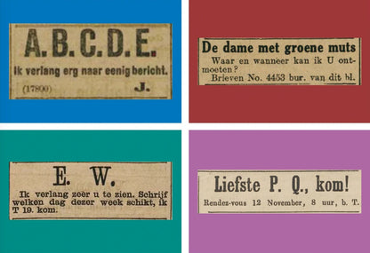 Cover serie miniatuurboekjes Liefde van Toen Serie – MatchBoox