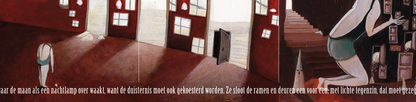 Inkijkpagina uit Abdelkader Benali – Ramen en deuren, met tekst en originele illustraties (3)