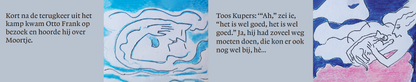 Inkijkpagina uit Anne Frank Serie, met tekst en originele illustraties (2)