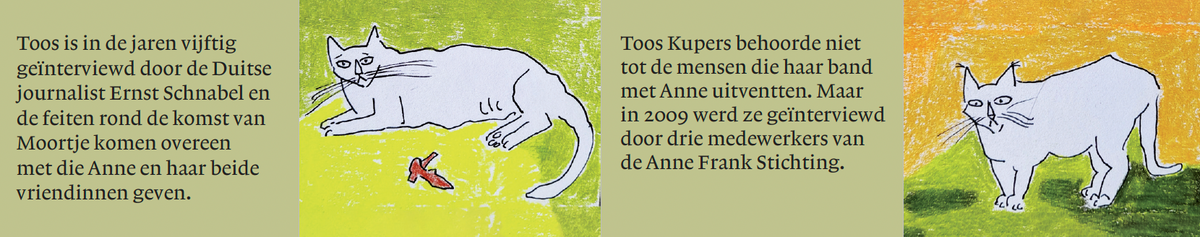Inkijkpagina uit Anne Frank Serie, met tekst en originele illustraties (4) – MatchBoox productafbeelding
