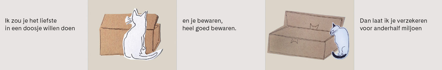 Inkijkpagina uit Annie M.G. Schmidt - Ik zou je het liefste in een doosje willen doen, met tekst en originele illustraties – MatchBoox productafbeelding