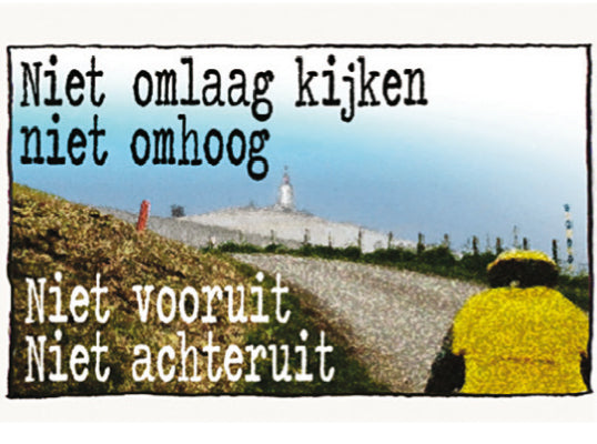 Inkijkpagina uit Bert Wagendorp – Digue Ventoux, met tekst en originele illustraties – MatchBoox productafbeelding