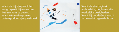 Inkijkpagina uit Christopher Smart – Smarts Katten Serie, met tekst en originele illustraties (2)