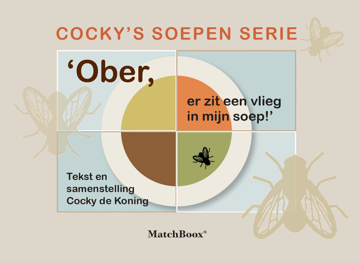 Overzicht van Cocky's Soepen Serie met MatchBoox-miniatuurboeken – MatchBoox productafbeelding
