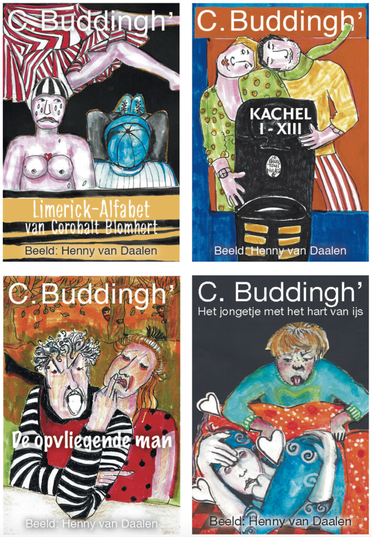 Overzicht van C. Buddingh' Serie met MatchBoox-miniatuurboeken – MatchBoox productafbeelding