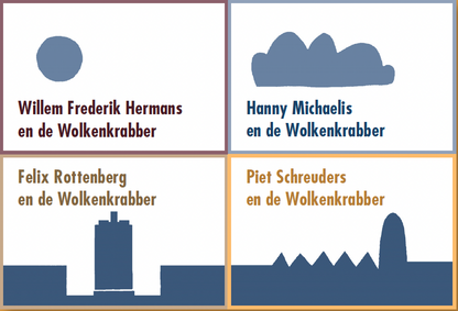 Overzicht van De Amsterdamse Gebouwenserie | De Wolkenkrabber met MatchBoox-miniatuurboeken