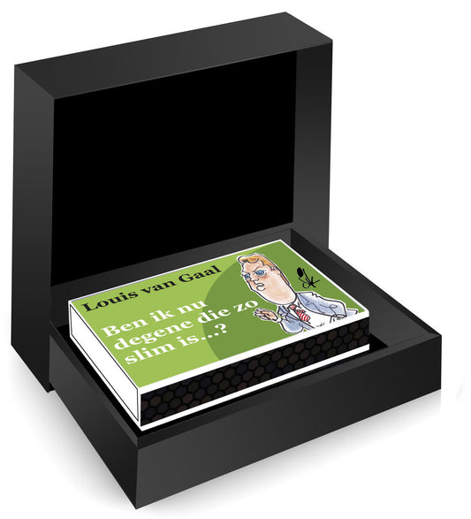 Omslag van Dik Bruynesteyn tekeningen – Ben ik nu degene die zo slim is, handgemaakt MatchBoox-miniatuurboek – MatchBoox miniatuurboek