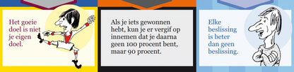 Inkijkpagina uit Dik Bruynesteyn tekeningen – Elk nadeel heb z'n voordeel, met tekst en originele illustraties
