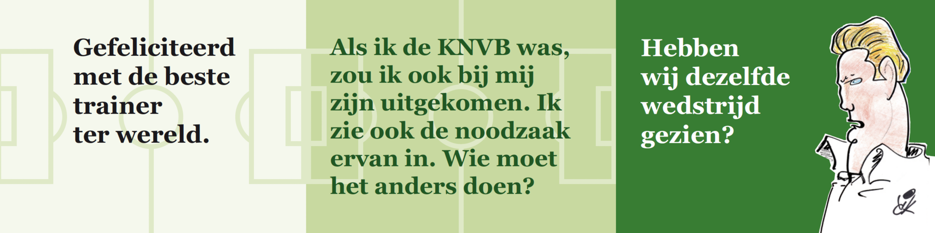 Inkijkpagina uit Dik Bruynesteyn tekeningen – Louis van Gaal Serie, met tekst en originele illustraties (3) – MatchBoox productafbeelding 4