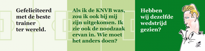 Inkijkpagina uit Dik Bruynesteyn tekeningen – Louis van Gaal Serie, met tekst en originele illustraties (3)