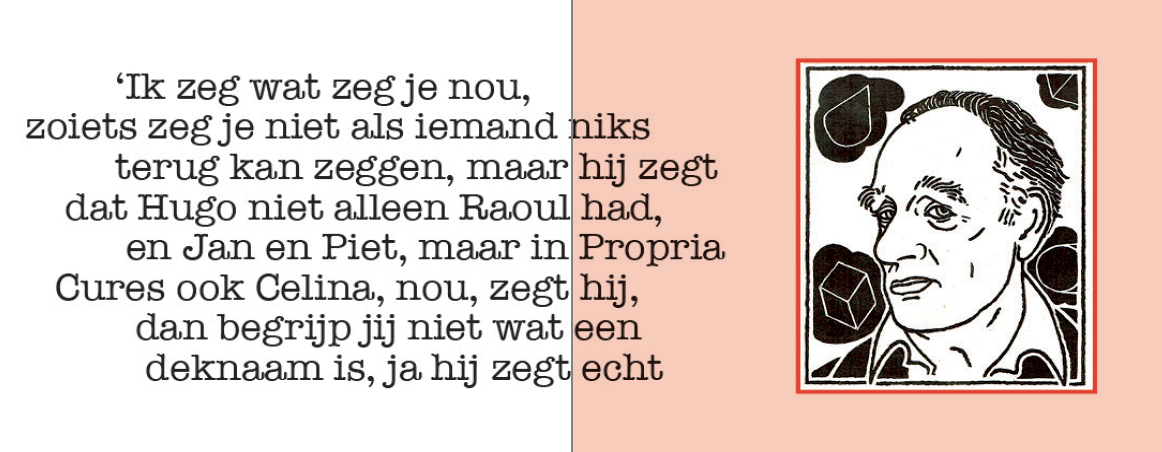 Inkijkpagina uit Dirk Wiarda illustraties – Propria Cures, met tekst en originele illustraties (3) – MatchBoox productafbeelding 3