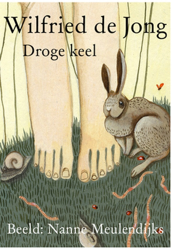 Cover van Droge keel van Wilfried de Jong, een literair uitvouwbaar miniatuurboek van MatchBoox. – MatchBoox productafbeelding