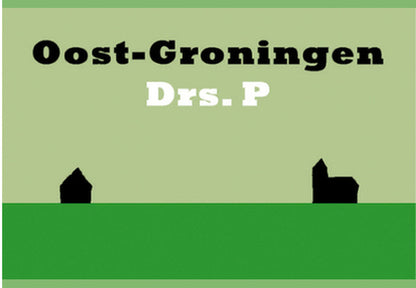 Omslag van Drs. P – Oost-Groningen, handgemaakt MatchBoox-miniatuurboek